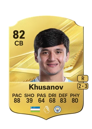 Khusanov - 82 - Rare EA FC 27 card