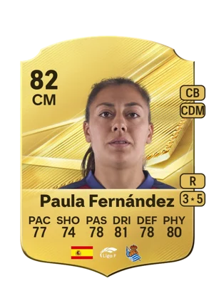 Paula Fernández - 82 - Rare EA FC 27 card