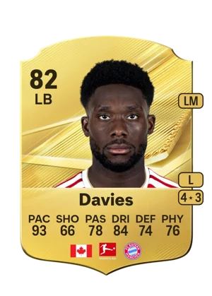 Davies - 82 - Rare EA FC 27 card