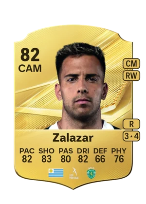 Zalazar - 82 - Rare EA FC 27 card
