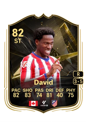 David - 82 - Team of the week EA FC 27 card