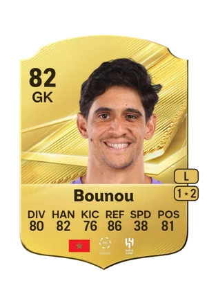 Bounou - 82 - Rare EA FC 27 card