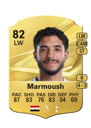 Marmoush - 82 - Rare EA FC 27 card