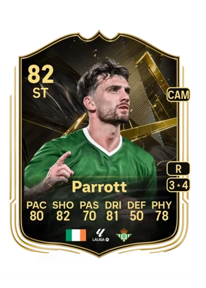 Parrott - 82 - Team of the week EA FC 27 card