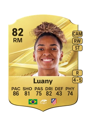 Luany - 82 - Rare EA FC 27 card