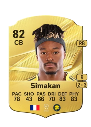 Simakan - 82 - Rare EA FC 27 card