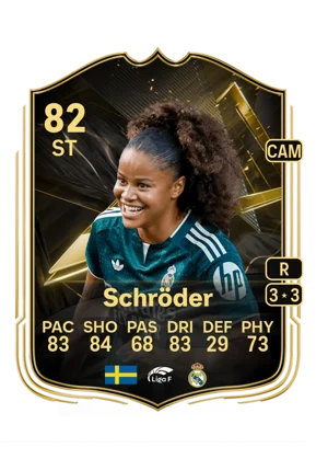 Schröder - 82 - Team of the week EA FC 27 card