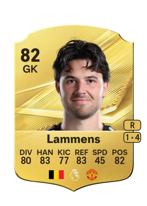 Lammens - 82 - Rare EA FC 27 card