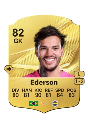 Ederson - 82 - Rare EA FC 27 card