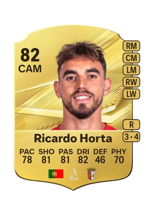 Ricardo Horta - 82 - Rare EA FC 27 card