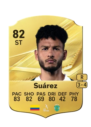 Suárez - 82 - Rare EA FC 27 card