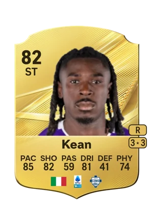 Kean - 82 - Rare EA FC 27 card