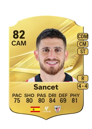 Sancet - 82 - Rare EA FC 27 card