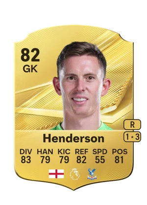 Henderson - 82 - Rare EA FC 27 card