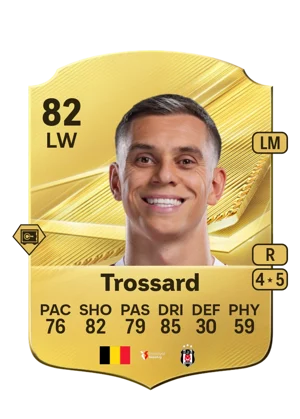 Trossard - 82 - Rare EA FC 27 card