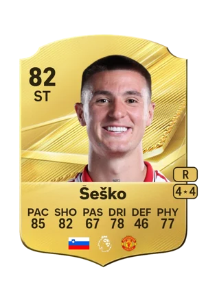 Šeško - 82 - Rare EA FC 27 card