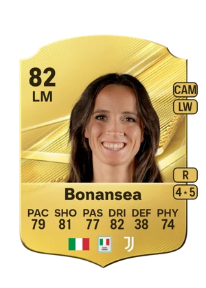 Bonansea - 82 - Rare EA FC 27 card