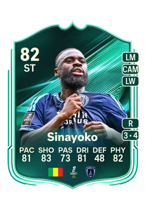 Sinayoko - 82 - Squad Foundations EA FC 27 card
