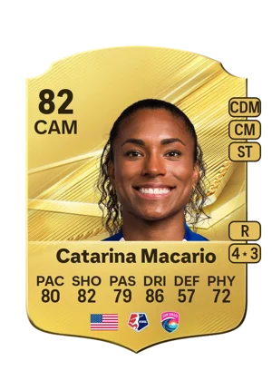 Catarina Macario - 82 - Rare EA FC 27 card