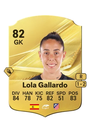 Lola Gallardo - 82 - Rare EA FC 27 card
