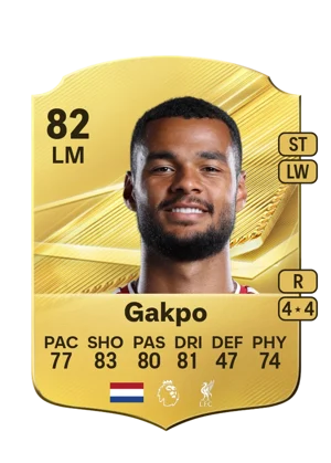 Gakpo - 82 - Rare EA FC 27 card