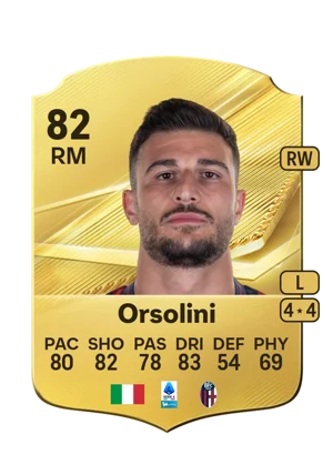 Orsolini - 82 - Rare EA FC 27 card