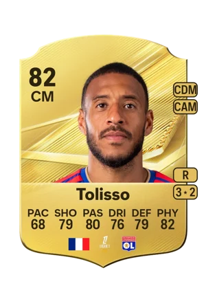Tolisso - 82 - Rare EA FC 27 card