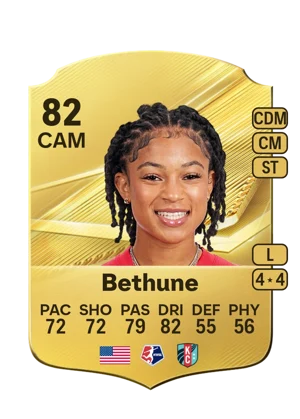 Bethune - 82 - Rare EA FC 27 card