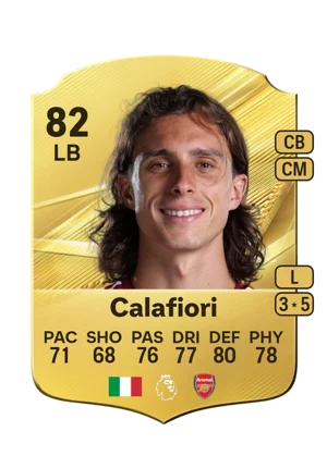 Calafiori - 82 - Rare EA FC 27 card