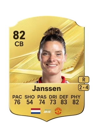 Janssen - 82 - Rare EA FC 27 card