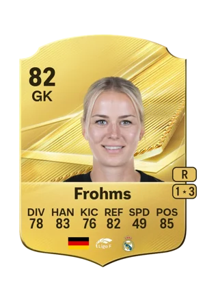 Frohms - 82 - Rare EA FC 27 card