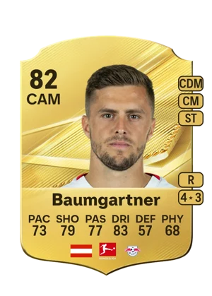 Baumgartner - 82 - Rare EA FC 27 card