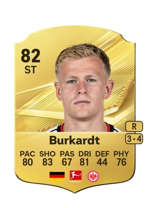 Burkardt - 82 - Rare EA FC 27 card