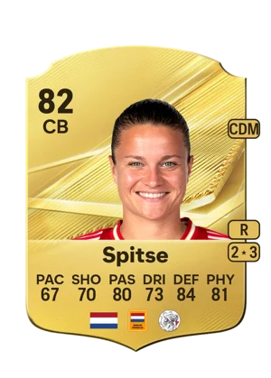 Spitse - 82 - Rare EA FC 27 card