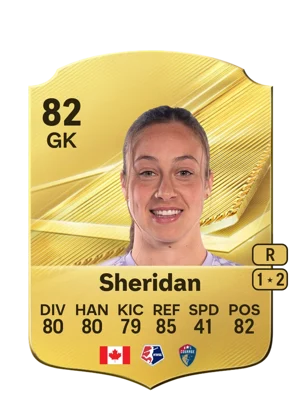Sheridan - 82 - Rare EA FC 27 card