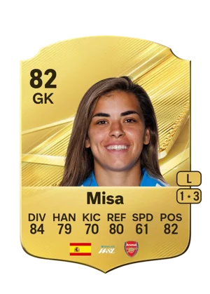 Misa - 82 - Rare EA FC 27 card