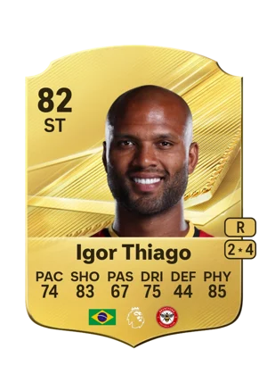 Igor Thiago - 82 - Rare EA FC 27 card