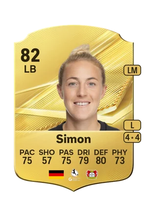 Simon - 82 - Rare EA FC 27 card