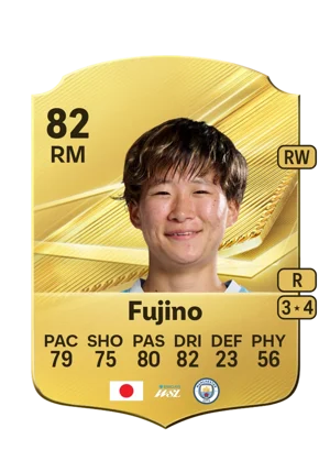 Fujino - 82 - Rare EA FC 27 card