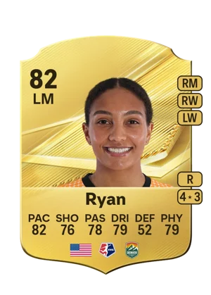 Ryan - 82 - Rare EA FC 27 card