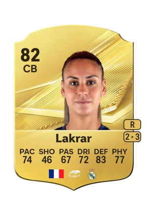 Lakrar - 82 - Rare EA FC 27 card