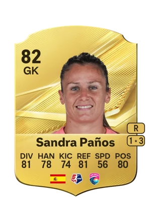 Sandra Paños - 82 - Rare EA FC 27 card