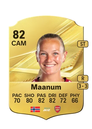 Maanum - 82 - Rare EA FC 27 card