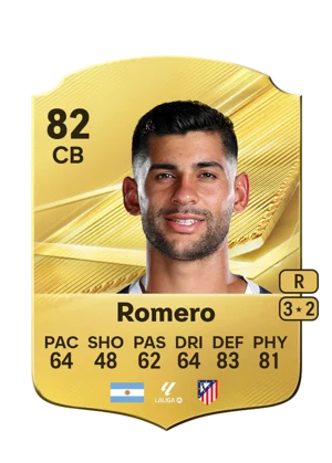 Romero - 82 - Rare EA FC 27 card
