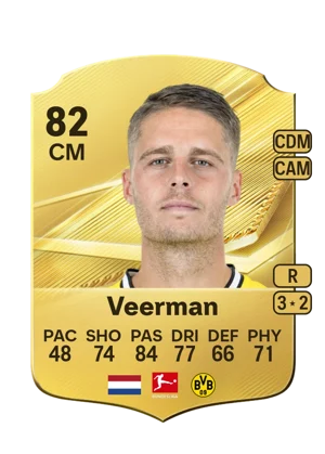 Veerman - 82 - Rare EA FC 27 card
