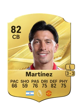Martínez - 82 - Rare EA FC 27 card