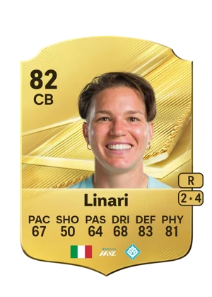 Linari - 82 - Rare EA FC 27 card