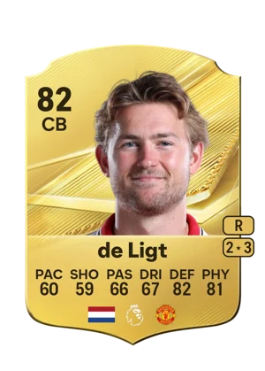 de Ligt - 82 - Rare EA FC 27 card