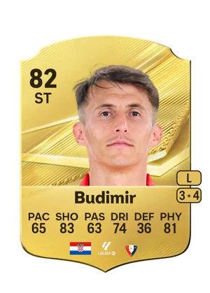 Budimir - 82 - Rare EA FC 27 card