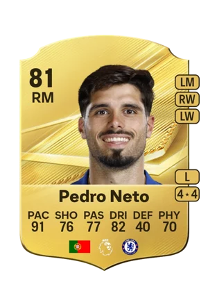 Pedro Neto - 81 - Rare EA FC 27 card